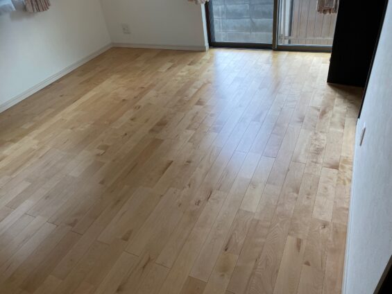 シリコンフロアコーティング_施工前