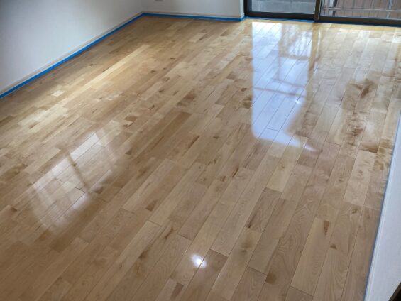 シリコンフロアコーティング_施工後