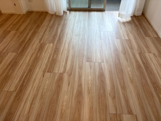 セラミックガラスフロアコーティング微光沢_施工前