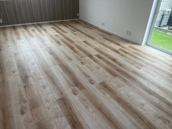 セラミックガラスフロアコーティング微光沢_施工前