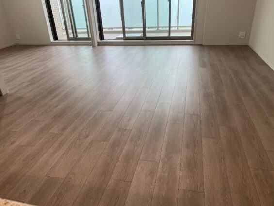 ガラスフロアコーティング_施工前