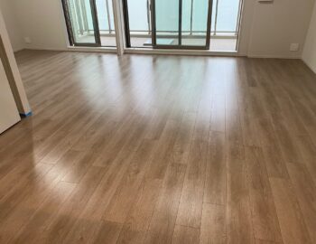 ガラスフロアコーティング_施工後