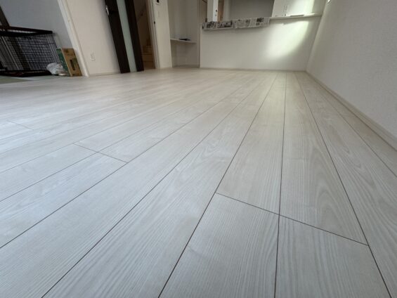 シリコンフロアコーティング_施工前