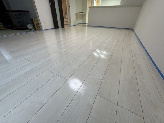 シリコンフロアコーティング_施工後