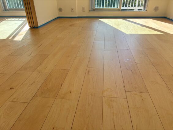 セラミックガラスフロアコーティング微光沢_施工前