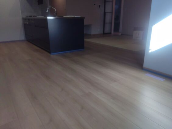 ワンニャンすべらんフロアコーティング_施工前