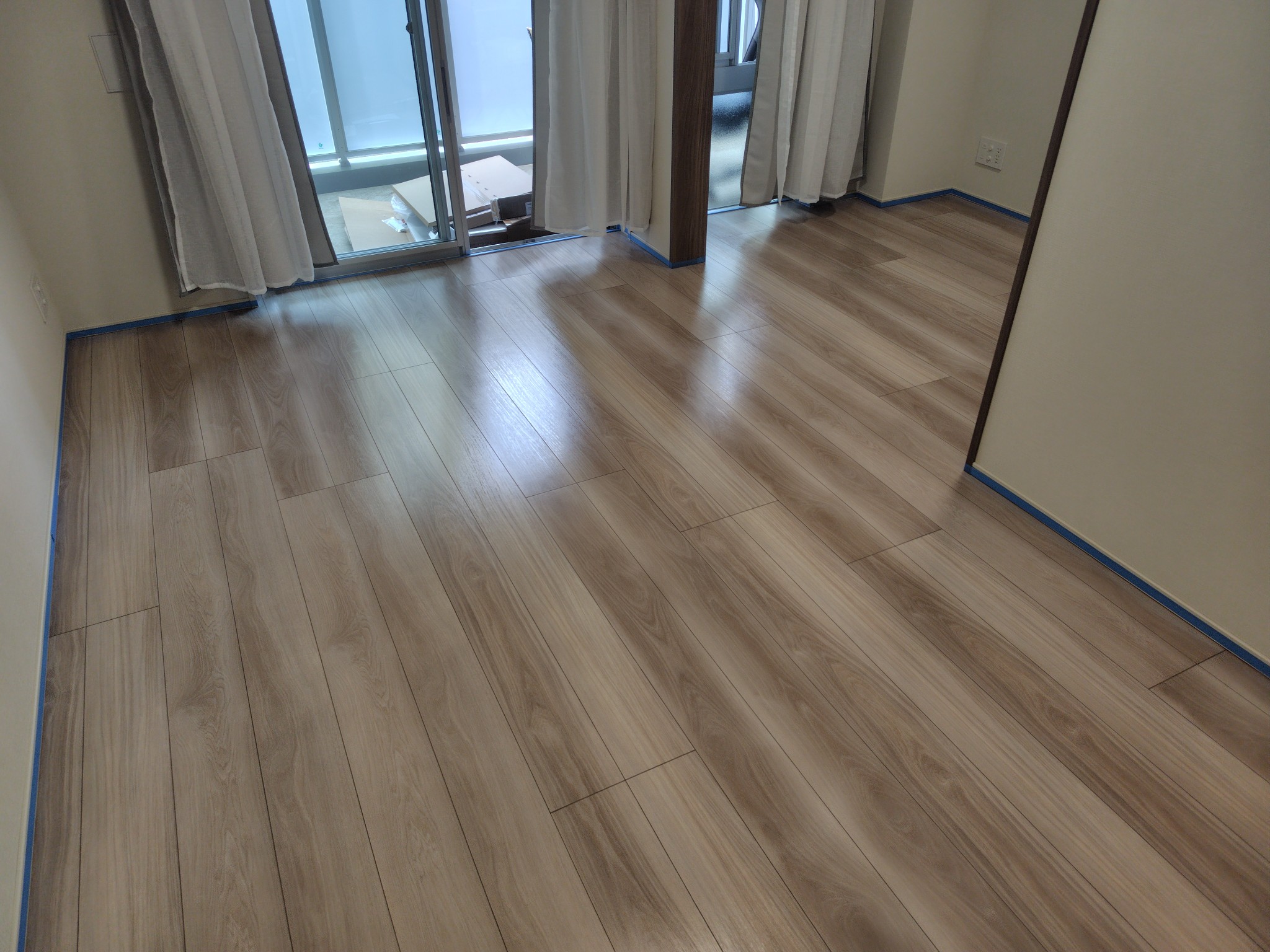 coatinghouse-kanagawa-yokohama-shinchikumansion-after フロアコーティング施工事例 施工後|神奈川県横浜市 ご新築マンション S様邸 コーティングハウス セラミックガラスフロアコーティング施工済み