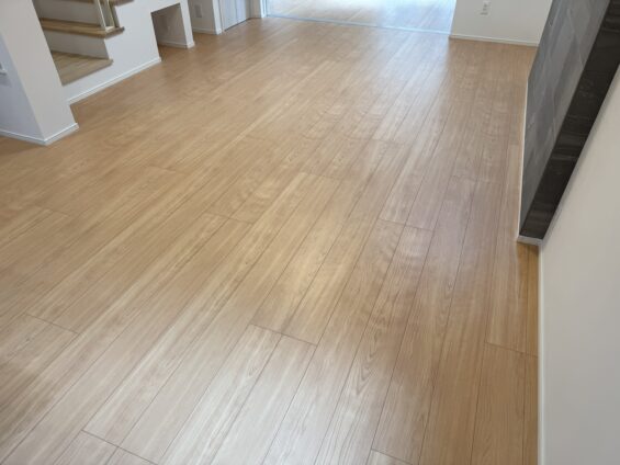 セラミックガラスフロアコーティング微光沢_施工前