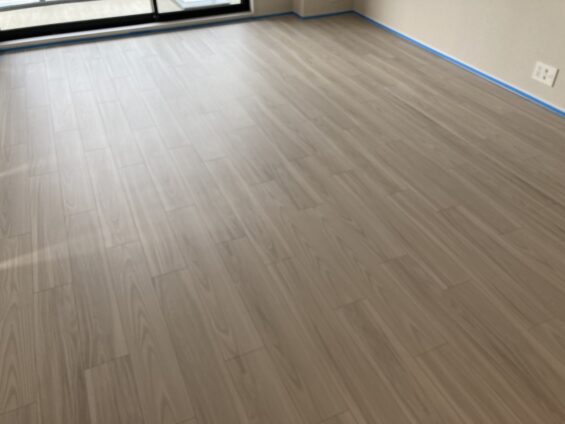セラミックガラスフロアコーティング微光沢_施工前