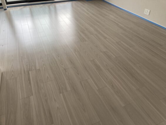 セラミックガラスフロアコーティング微光沢_施工後