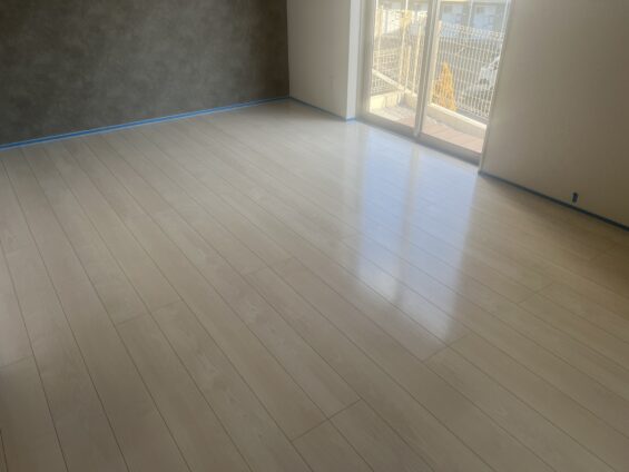 シリコンフロアコーティング_施工後