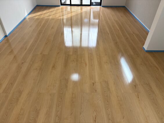 シリコンフロアコーティング_施工後