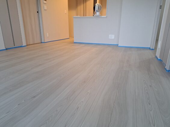 セラミックガラスフロアコーティング微光沢_施工前