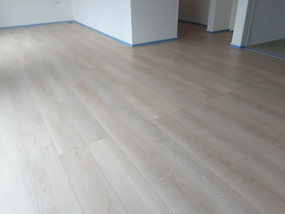 セラミックガラスフロアコーティング微光沢_施工後