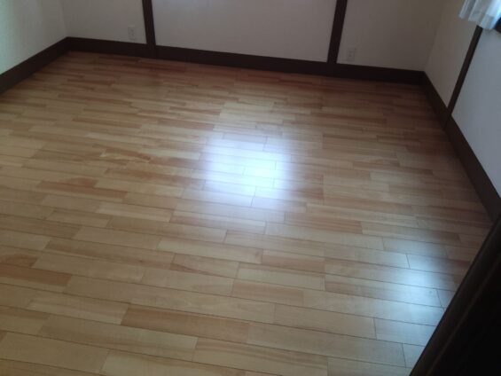 ワンニャンすべらんフロアコーティング_施工後