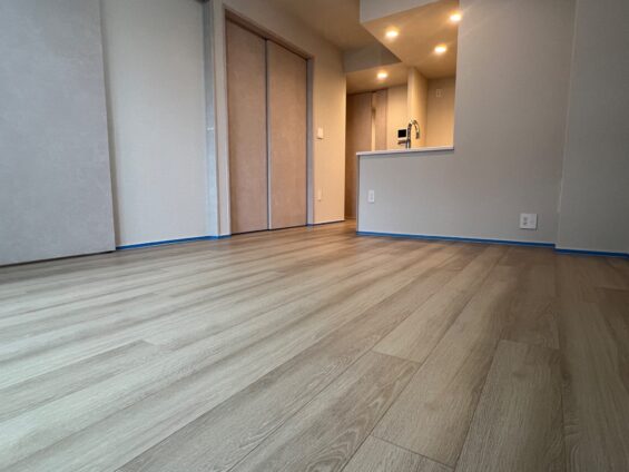 セラミックガラスフロアコーティング微光沢_施工前