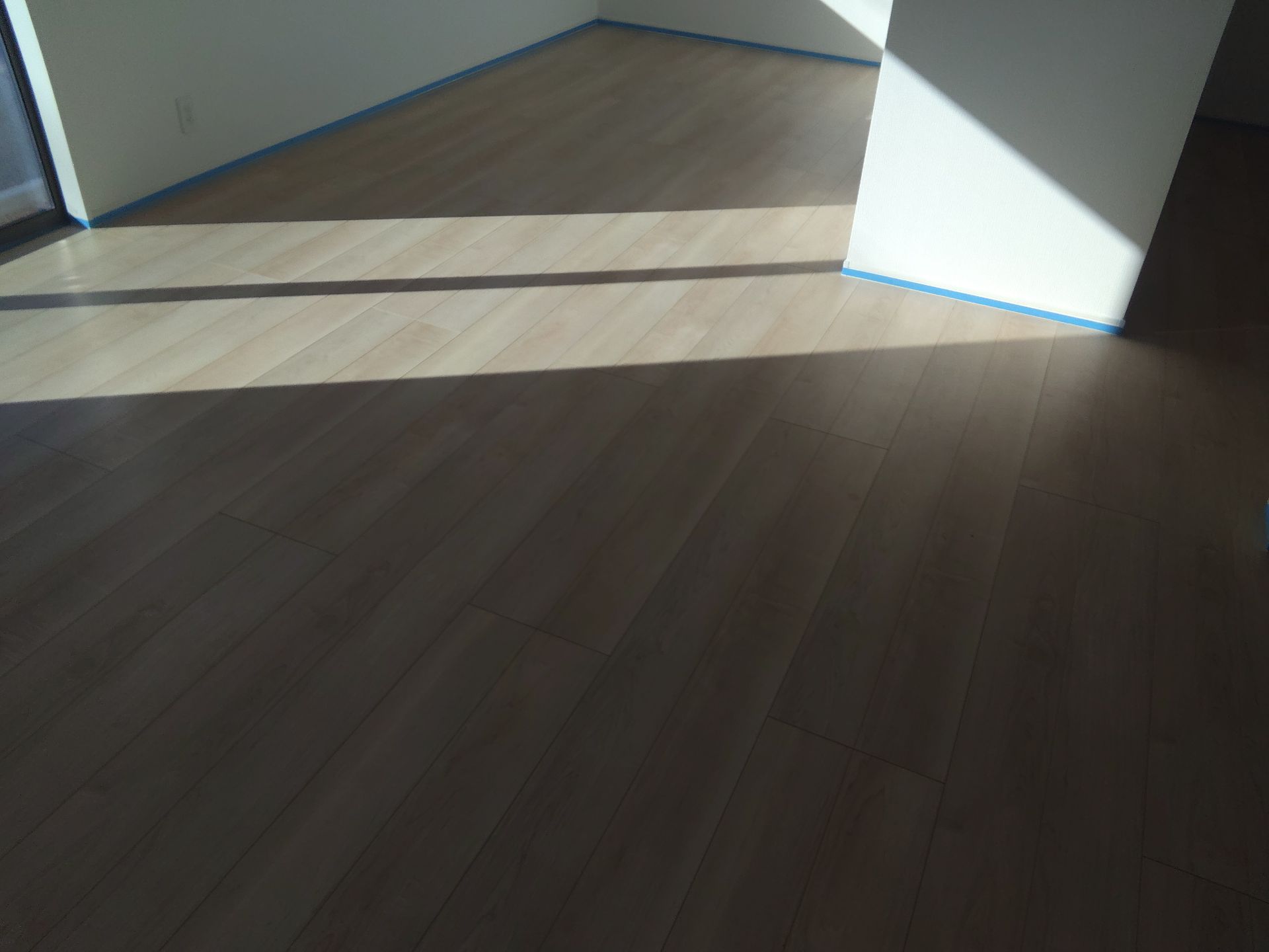 coatinghouse-fukuoka-fukuoka-shinchikukodate-before フロアコーティング施工事例 施工前|福岡県福岡市 ご新築戸建て L様邸の床の状態