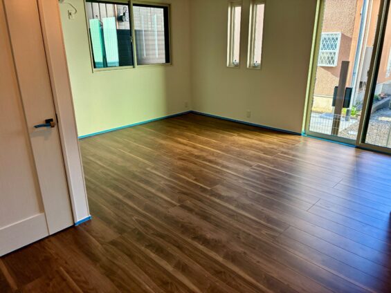 ワンニャンすべらんフロアコーティング_施工前