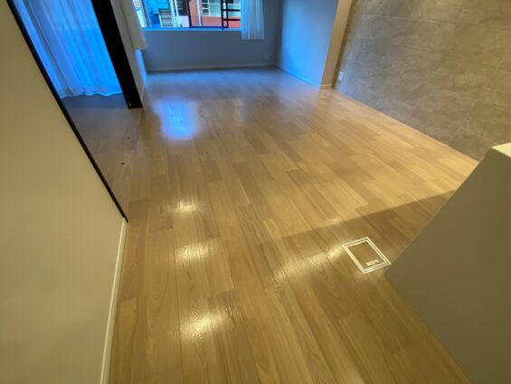 セラミックガラスフロアコーティング(微光沢)_施工後