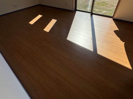 久留米フロアコーティング施工事例 施工前|福岡県久留米市 ご新築戸建て W様邸の床の状態