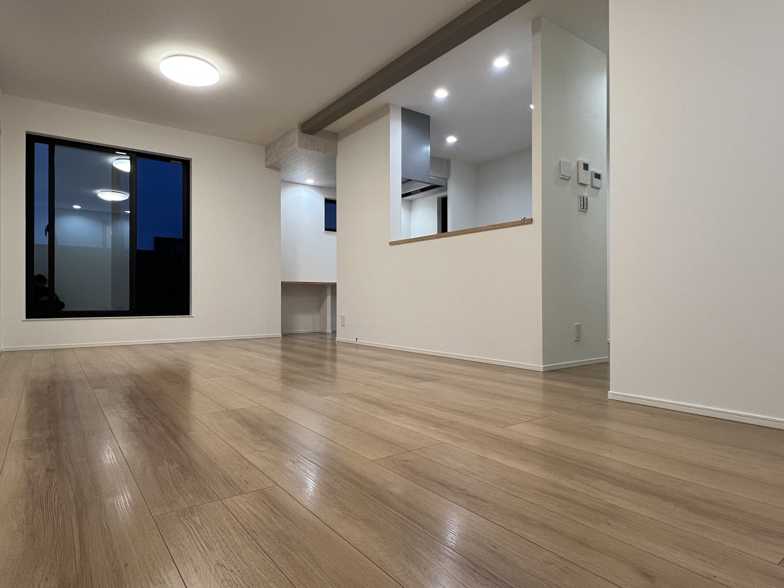 coatinghouse-kanagawa-kawasaki-shinchikukodate-after フロアコーティング施工事例 施工後|神奈川県川崎市 ご新築戸建て K様邸 コーティングハウス セラミックガラスフロアコーティング施工済み