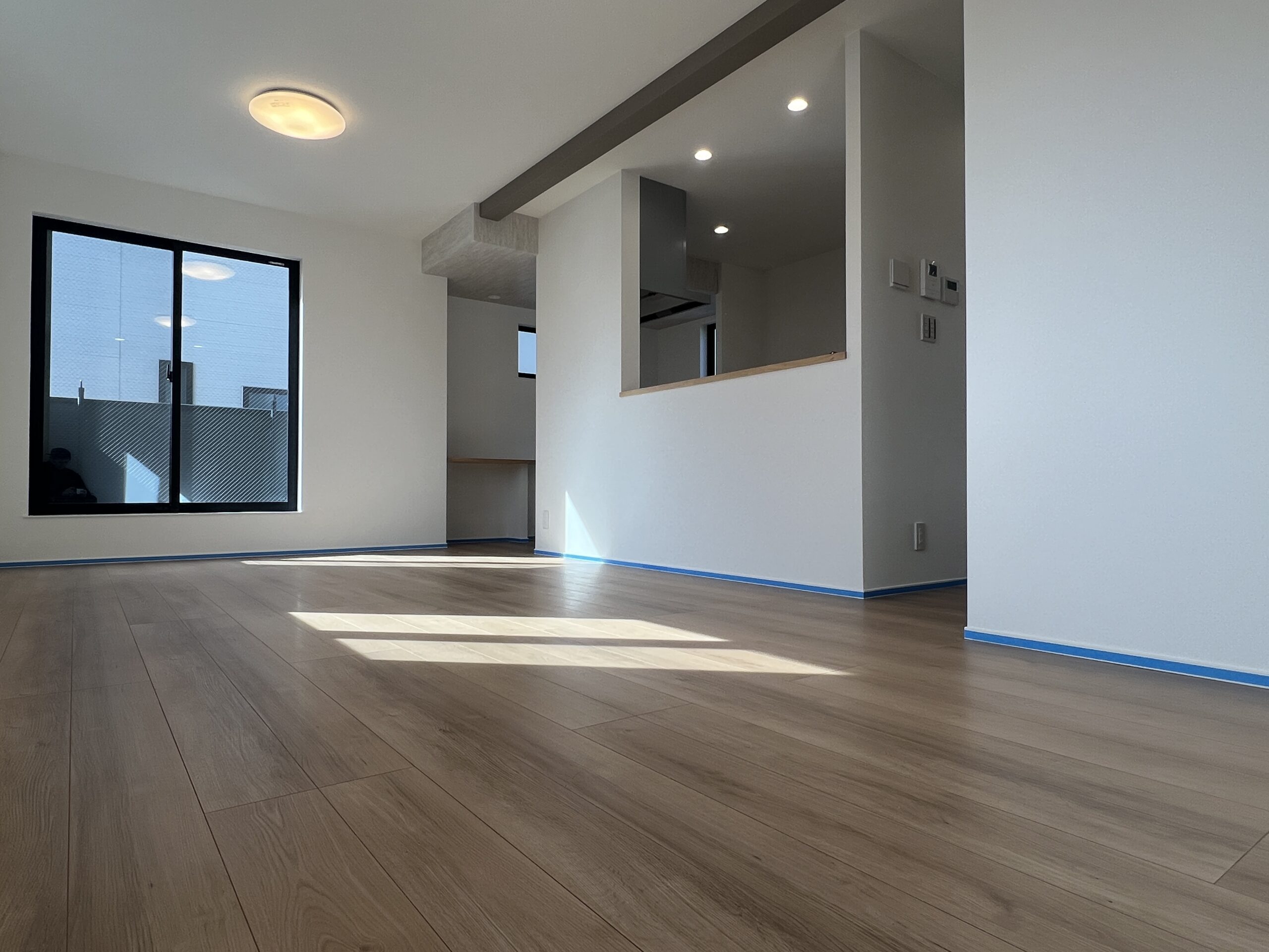 coatinghouse-kanagawa-kawasaki-shinchikukodate-before フロアコーティング施工事例 施工前|神奈川県川崎市 ご新築戸建て K様邸の床の状態