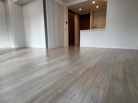 仙台市フロアコーティング施工事例 施工後|宮城県仙台市 ご新築マンション M様邸 コーティングハウス セラミックガラスフロアコーティング施工済み