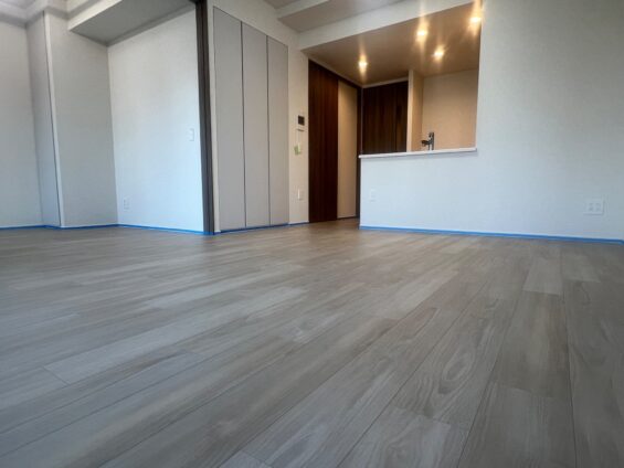 仙台市フロアコーティング施工事例 施工前|宮城県仙台市 ご新築マンション M様邸の床の状態