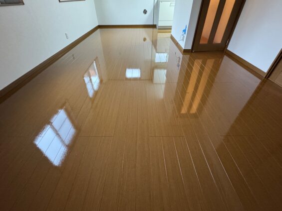 川口市フロアコーティング施工事例 施工後｜埼玉県川口市 中古戸建て S様邸 コーティングハウス シリコンフロアコーティング施工済み