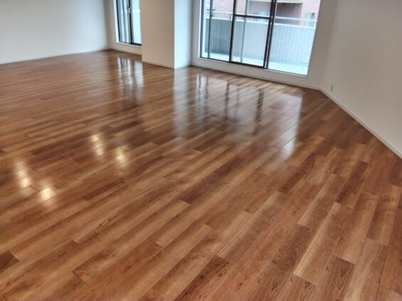 文京区フロアコーティング施工事例 施工後|東京都文京区 中古マンション H様邸 コーティングハウス セラミックガラスフロアコーティング施工済み