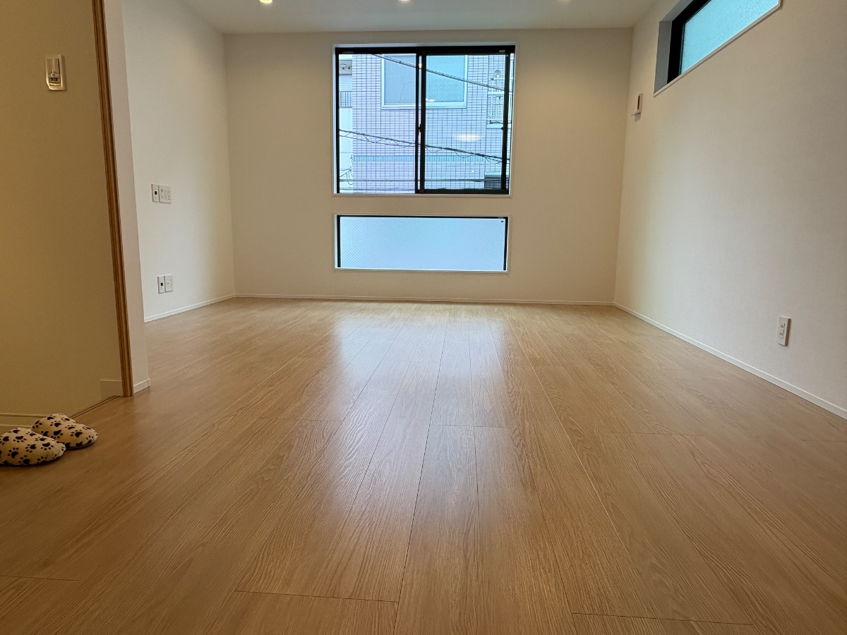 フロアコーティング施工事例 施工後｜東京都文京区 ご新築戸建て J様邸 コーティングハウス セラミックガラスフロアコーティング施工済み
