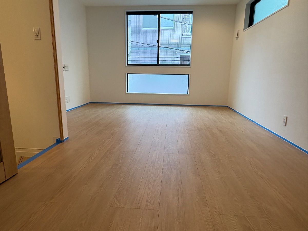 文京区フロアコーティング施工事例 施工前｜東京都文京区 ご新築戸建て J様邸の床の状態
