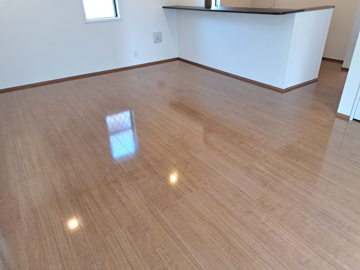 coatinghouse-tokyo-hino-shinchikukodate-after フロアコーティング施工事例 施工後|東京都日野市 ご新築戸建て T様邸 コーティングハウス シリコンフロアコーティング施工済み