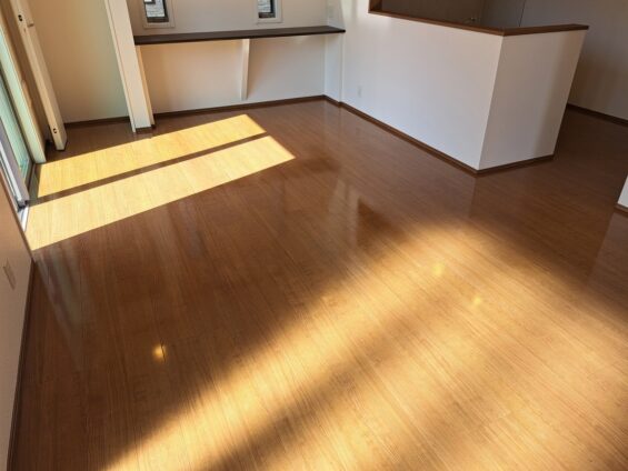 日野市フロアコーティング施工事例 施工後|東京都日野市 ご新築戸建て T様邸 コーティングハウス シリコンフロアコーティング施工済み
