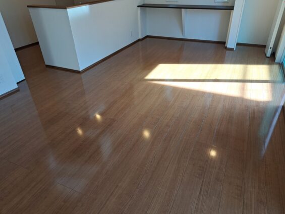 日野市フロアコーティング施工事例 施工後|東京都日野市 ご新築戸建て T様邸 コーティングハウス シリコンフロアコーティング施工済み
