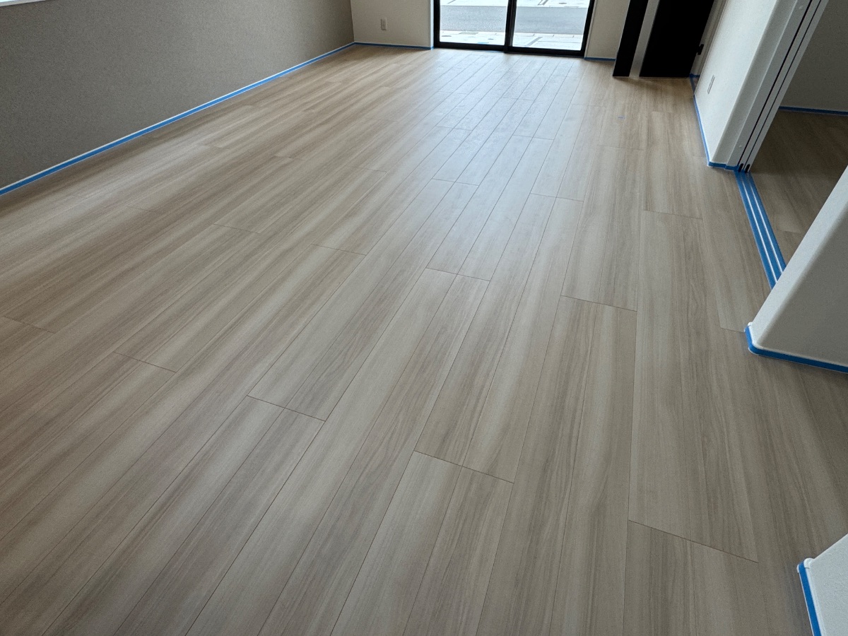 coatinghouse-chiba-yachimata-shinchikukodate-before 八街市フロアコーティング施工事例 施工前|千葉県八街市 ご新築戸建て N様邸の床の状態