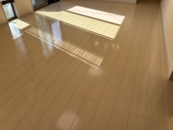 越谷市フロアコーティング施工事例 施工後|埼玉県越谷市 中古戸建て T様邸 コーティングハウス セラミックガラスフロアコーティング施工済み