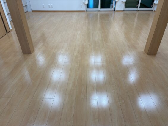 埼玉フロアコーティング施工事例 施工後|埼玉県さいたま市 ご入居中戸建て K様邸 コーティングハウス セラミックガラスフロアコーティング施工済み