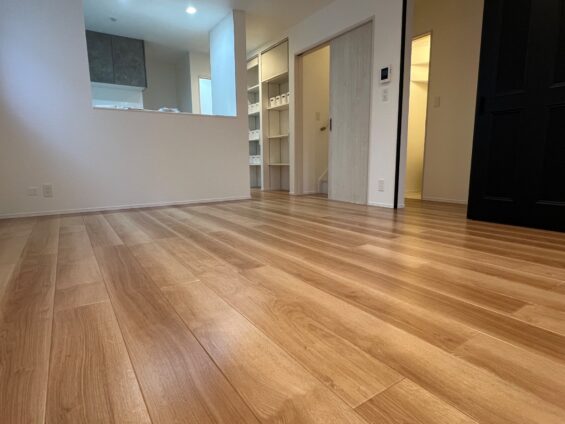 練馬区フロアコーティング施工事例 施工後|東京都練馬区 ご新築戸建て Y様邸 コーティングハウス セラミックガラスフロアコーティング施工済み