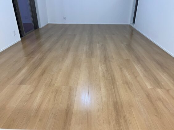 町フロアコーティング施工事例 施工後|東京都町 ご新築戸建て S様邸 コーティングハウス セラミックガラスフロアコーティング施工済み