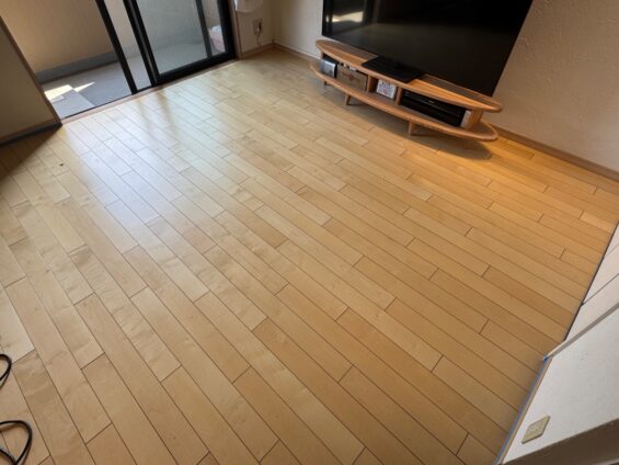 【施工後】東京都世田谷区 ご入居中戸建て Ａ様邸 ワンニャンすべらん施工事例 コーティングハウス ワンニャンすべらん施工済み