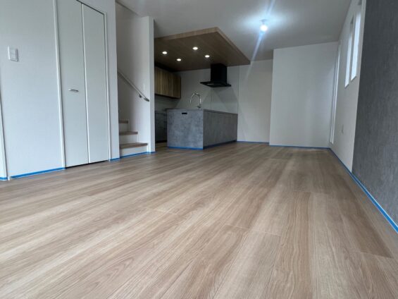 【施工前】東京都小金井市 ご新築戸建て Y様邸 ガラスフロアコーティング施工事例 施工前の状態