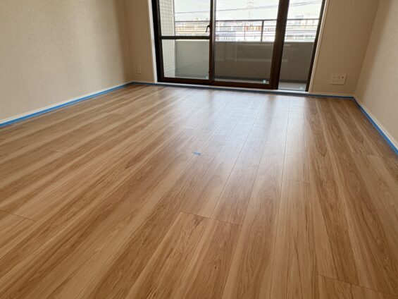 【施工前】埼玉県所沢市 リノベーション済みマンション Ｔ様邸 ガラスフロアコーティング施工事例 施工前の状態