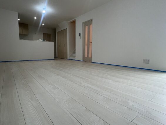 【施工前】神奈川県横浜市 ご新築戸建て Ｍ様邸 ガラスフロアコーティング施工事例 施工前の状態