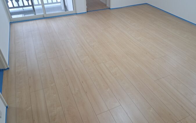 【施工前】埼玉県川口市 リノベーション済みマンション Ｍ様邸 ガラスフロアコーティング施工事例 施工前の状態