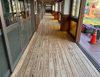 【施工後】神奈川県川崎市 保育施設 Ｋ様邸 フロアサンディング施工事例 コーティングハウス フロアサンディング施工済み