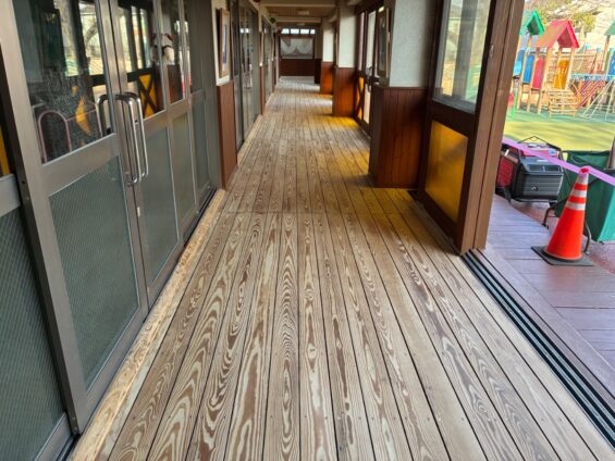 【施工後】神奈川県川崎市 保育施設 Ｋ様邸 フロアサンディング施工事例 コーティングハウス フロアサンディング施工済み