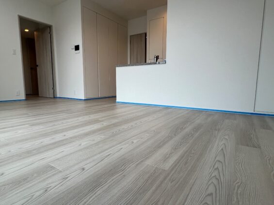 【施工前】千葉県千葉市 ご新築マンション Ｍ様邸 フローリング