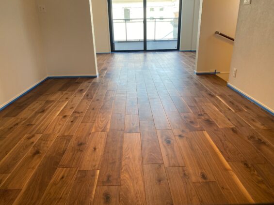 【施工前】東京都目黒区 ご新築戸建て Ｋ様邸 セラミックガラスフロアコーティング施工事例 施工前の状態