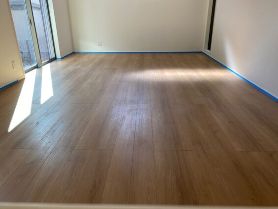 【施工前】東京都町田市 ご新築戸建て Ｓ様邸 セラミックガラスフロアコーティング施工事例 施工前の状態